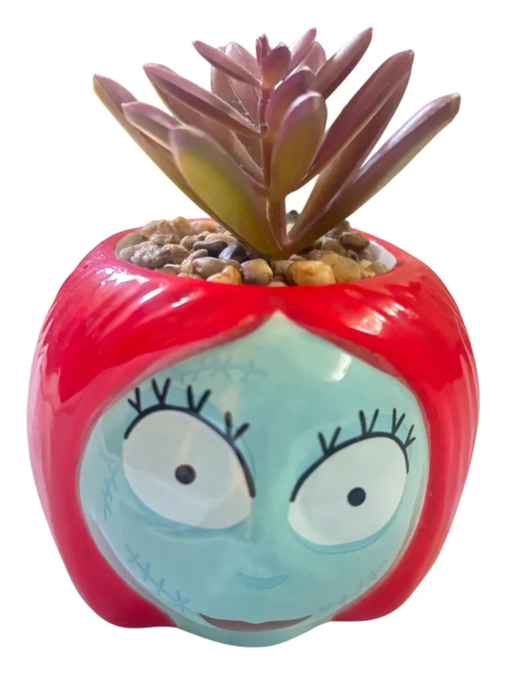 Nightmare before Christmas Ceramic Character Faux Succulent Planter Set of 4